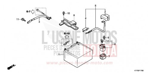 BATTERIE SH125B de 2011